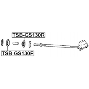 Mounting Control Trailing Arm - FEBEST TSBGS130R