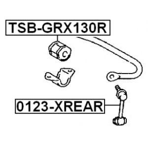 Mounting Stabiliser Bar - FEBEST TSBGRX130R