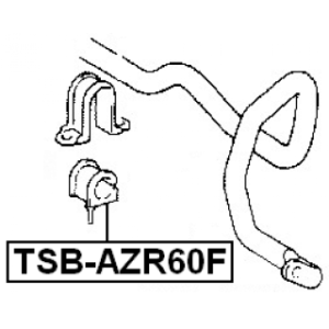 Mounting Stabiliser Bar - FEBEST TSBAZR60F