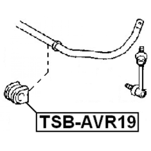 Mounting Stabiliser Bar - FEBEST TSBAVR19