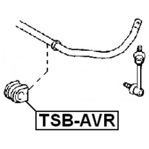 Mounting Stabiliser Bar - FEBEST TSBAVR