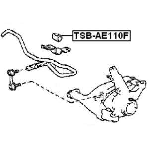 Mounting Stabiliser Bar - FEBEST TSBAE110F