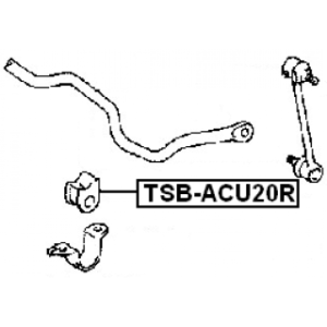 Mounting Stabiliser Bar - FEBEST TSBACU20R
