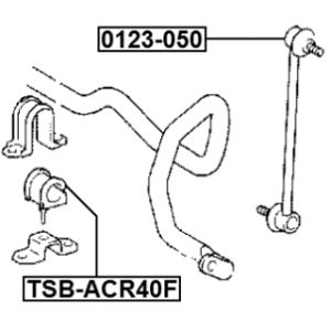 Mounting Stabiliser Bar - FEBEST TSBACR40F