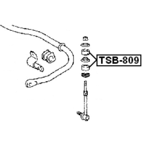 Mounting Axle Strut - FEBEST TSB809