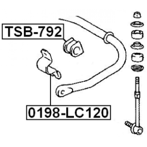Mounting Stabiliser Bar - FEBEST TSB792