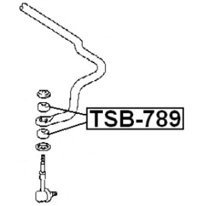 Mounting Axle Strut - FEBEST TSB789