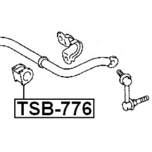 Mounting Stabiliser Bar - FEBEST TSB776