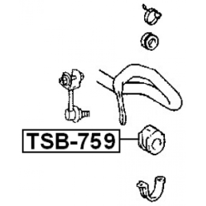 Mounting Stabiliser Bar - FEBEST TSB759