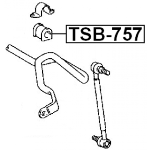 Mounting Stabiliser Bar - FEBEST TSB757