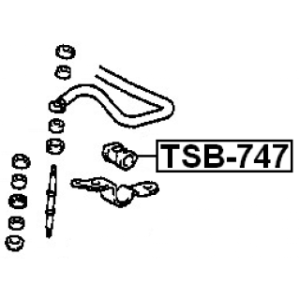 Mounting Stabiliser Bar - FEBEST TSB747
