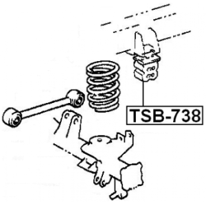 Rubber Buffer Suspension - FEBEST TSB738