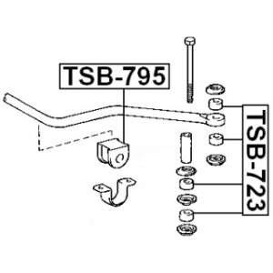 Mounting Stabiliser Bar - FEBEST TSB723
