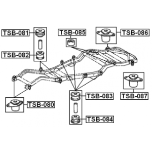 Mounting Vehicle Frame - FEBEST TSB080