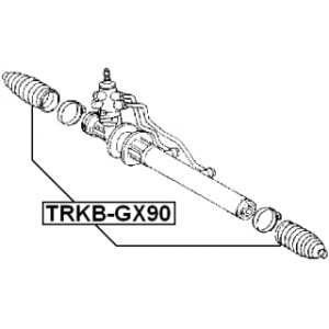 Bellow Steering - FEBEST TRKBGX90