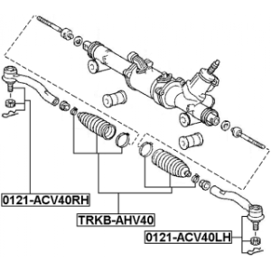 Bellow Steering - FEBEST TRKBAHV40