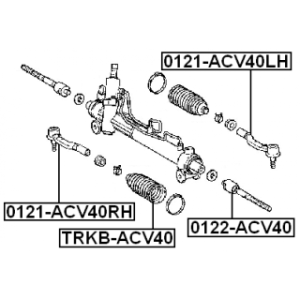 Bellow Steering - FEBEST TRKBACV40