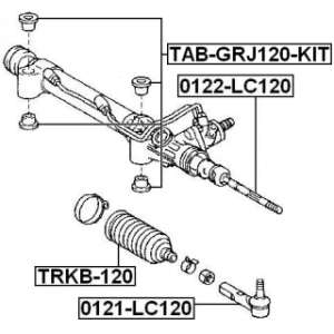 Bellow Steering - FEBEST TRKB120