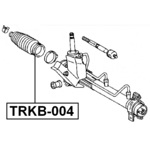 Bellow Steering - FEBEST TRKB004