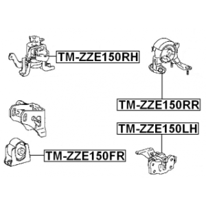 Mounting Engine - FEBEST TMZZE150RH