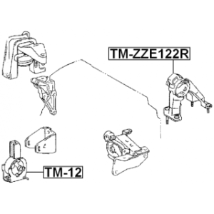 Mounting Engine - FEBEST TMZZE122R