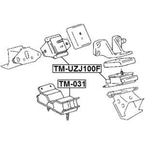 Mounting Engine - FEBEST TMUZJ100F