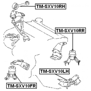 Mounting Engine - FEBEST TMSXV10RH