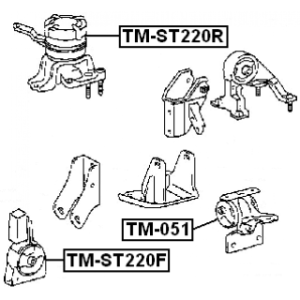 Mounting Engine - FEBEST TMST220F