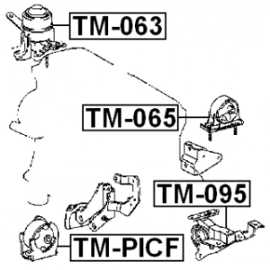 Mounting Engine - FEBEST TMPICF