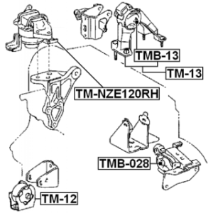 Mounting Engine - FEBEST TMNZE120RH