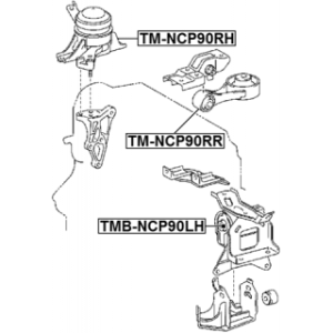 Mounting Engine - FEBEST TMNCP90RH
