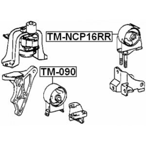 Mounting Engine - FEBEST TMNCP16RR