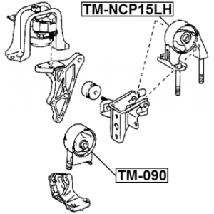 Mounting Engine - FEBEST TMNCP15LH