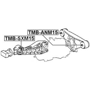 Mounting Differential - FEBEST TMBSXM15