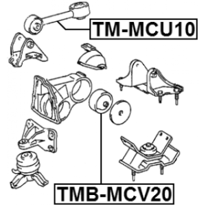 Mounting Engine - FEBEST TMBMCV20