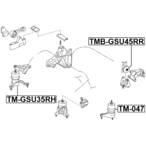 Mounting Engine - FEBEST TMBGSU45RR