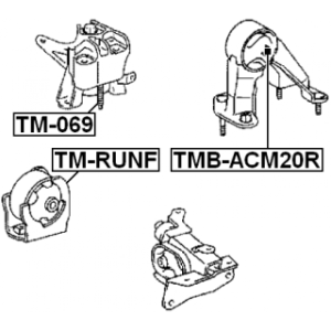 Mounting Engine - FEBEST TMBACM20R
