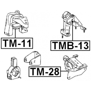 Mounting Engine - FEBEST TMB13