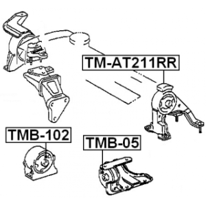 Mounting Engine - FEBEST TMAT211RR