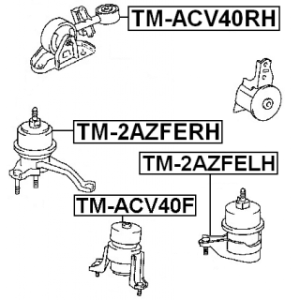 Mounting Engine - FEBEST TMACV40RH