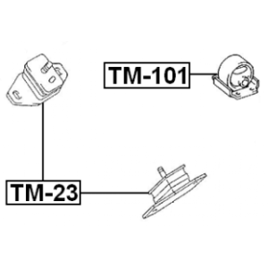 Mounting Engine - FEBEST TM23