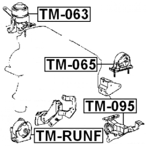 Mounting Engine - FEBEST TM095