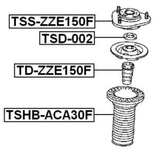 Rubber Buffer Suspension - FEBEST TDZZE150F