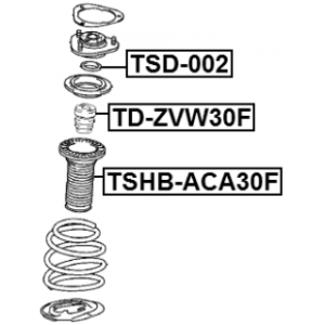 Rubber Buffer Suspension - FEBEST TDZVW30F
