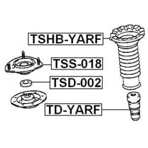 Rubber Buffer Suspension - FEBEST TDYARF