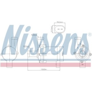 Auxiliary Pump - Nissens 831068