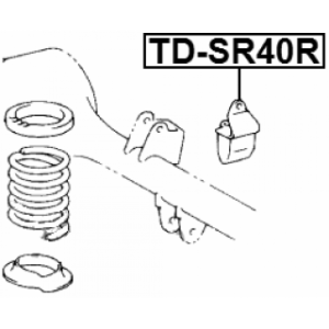Rubber Buffer Suspension - FEBEST TDSR40R
