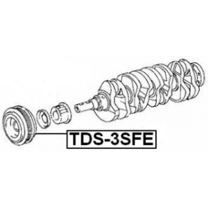 Belt Pulley Crankshaft - FEBEST TDS3SFE