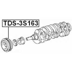 Belt Pulley Crankshaft - FEBEST TDS3S163