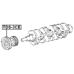 Belt Pulley Crankshaft - FEBEST TDS3CE